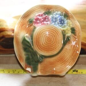 Royal Copley Pottery LADIES HAT Vintage Kitchenware Flower Planter